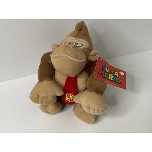 Nintendo Super Mario Brothers‎ 8” DONKEY KONG Plush STUFFED ANIMAL Toy W/ Tag